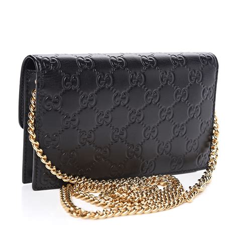 gucci wallet on chain bag|gucci guccissima wallet on chain.